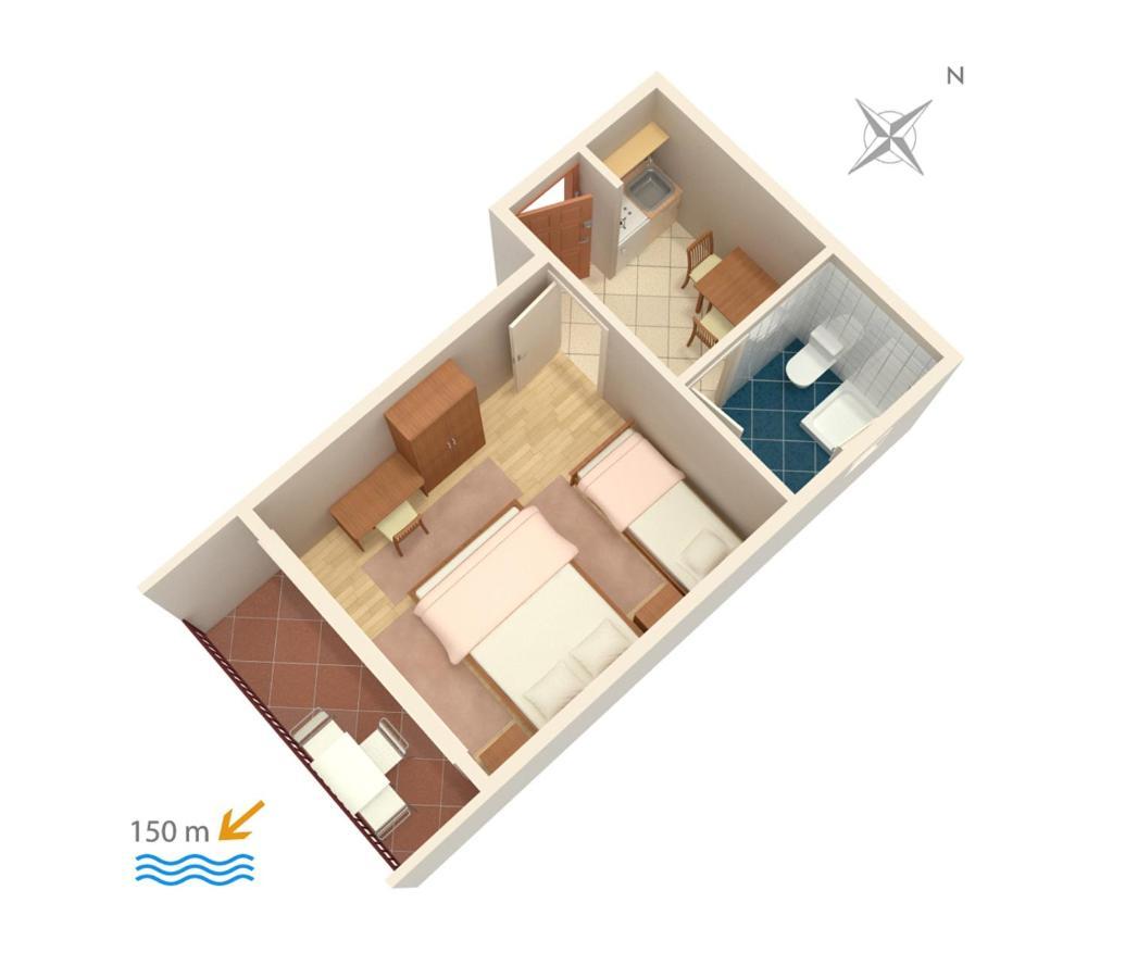 Apartments With A Parking Space Baska Voda, Makarska - 301 外观 照片